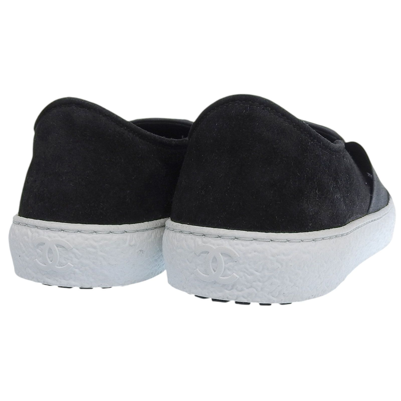 美品△CHANEL シャネル G31713 ココマーク スウェードレザー使い