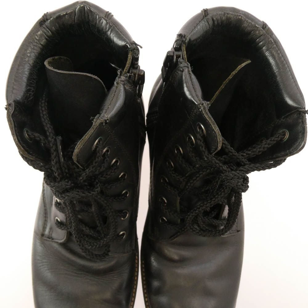 スローウェアライオン slowwearlion レザー サイド ジップ ブーツ