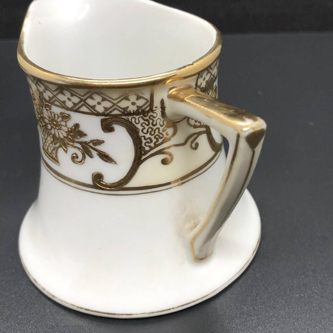 オールドノリタケ 金盛上花籠装飾図紋 シュガーボウル クリーマー