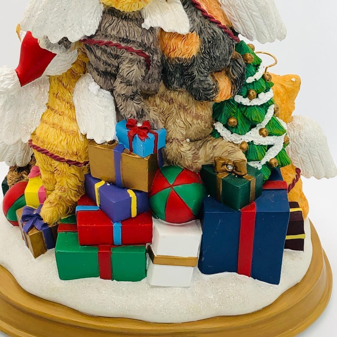 ネコ 天使たちの クリスマスツリー】☆ライトアップ 子猫てんこ盛り