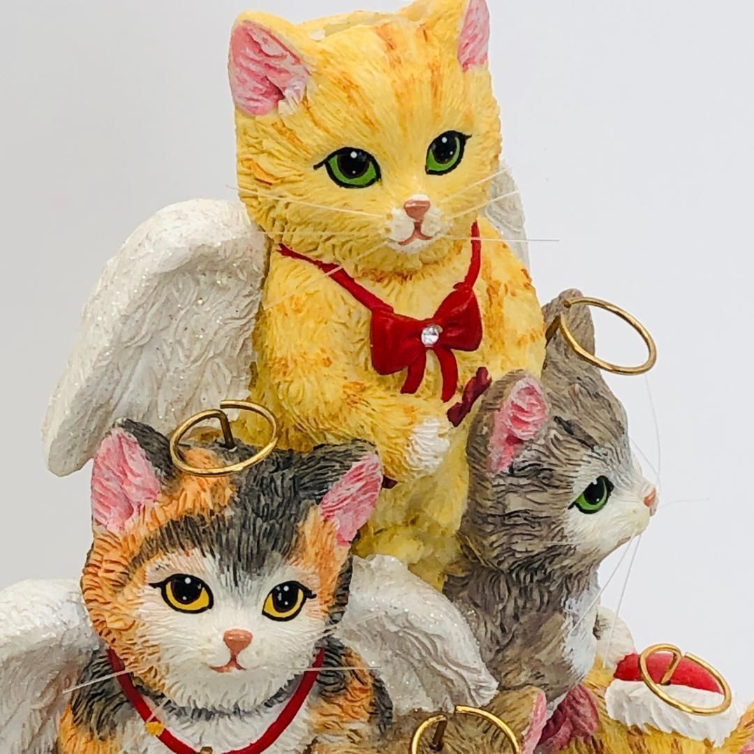 ネコ 天使たちの クリスマスツリー】☆ライトアップ 子猫てんこ盛り