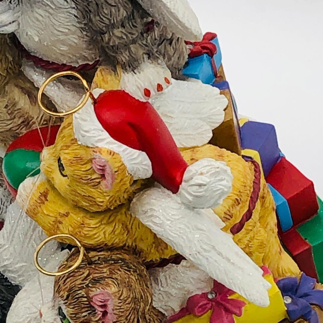 ネコ 天使たちの クリスマスツリー】☆ライトアップ 子猫てんこ盛り