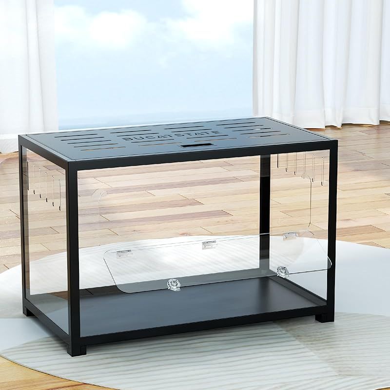 BUCATSTATE ハムスター メタル製 80cm ケージ 飼育ケージ クリア 透明