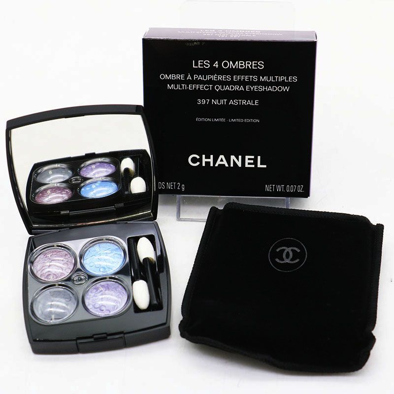 未使用 シャネル レ キャトル オンブル 397 ニュイ アストラル 2g CR7