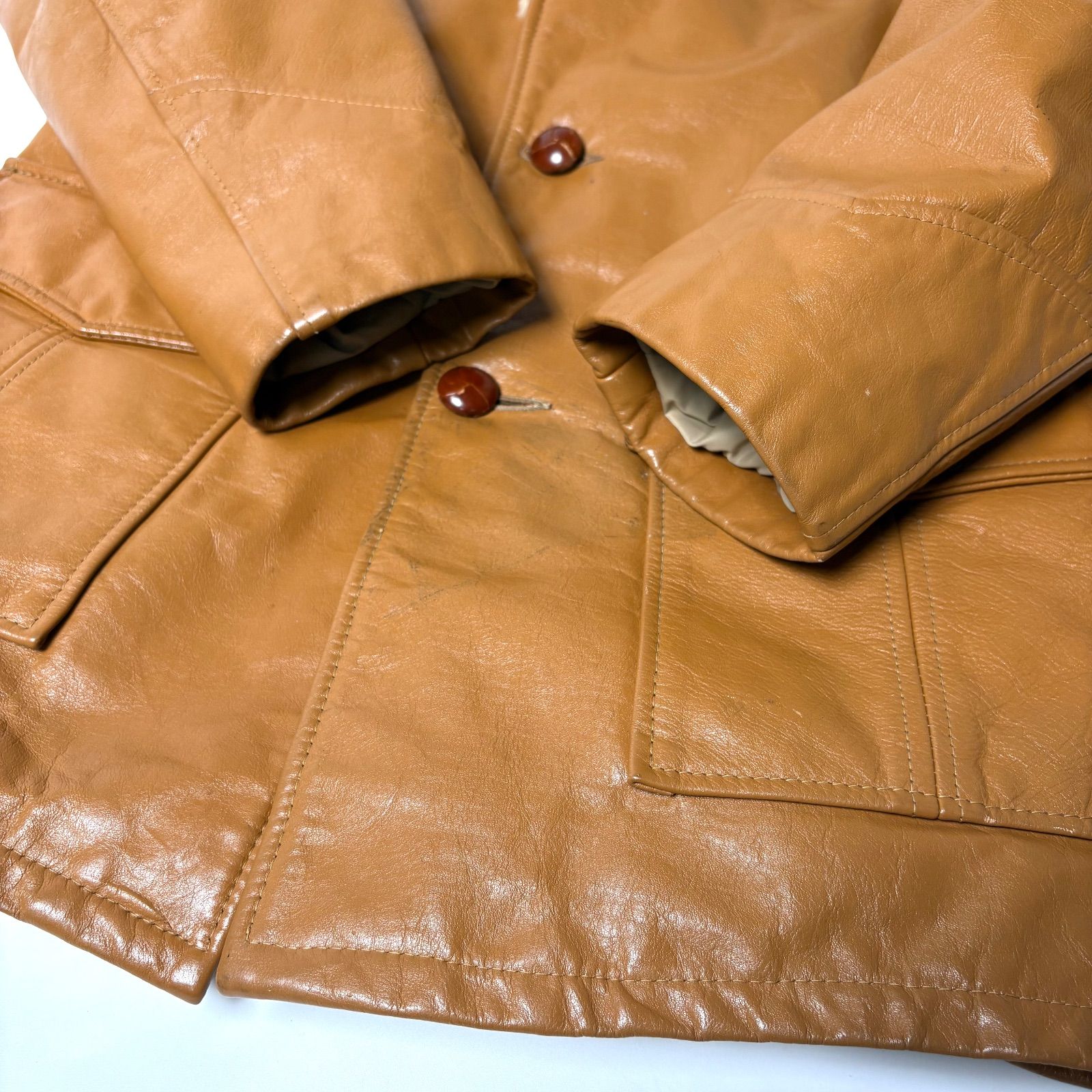 西泊商店 ✨schott ショット 羊革ムートンジャケット 希少キャメル schott ショット 羊革ムートンジャケット 希少キャメル サイズ40