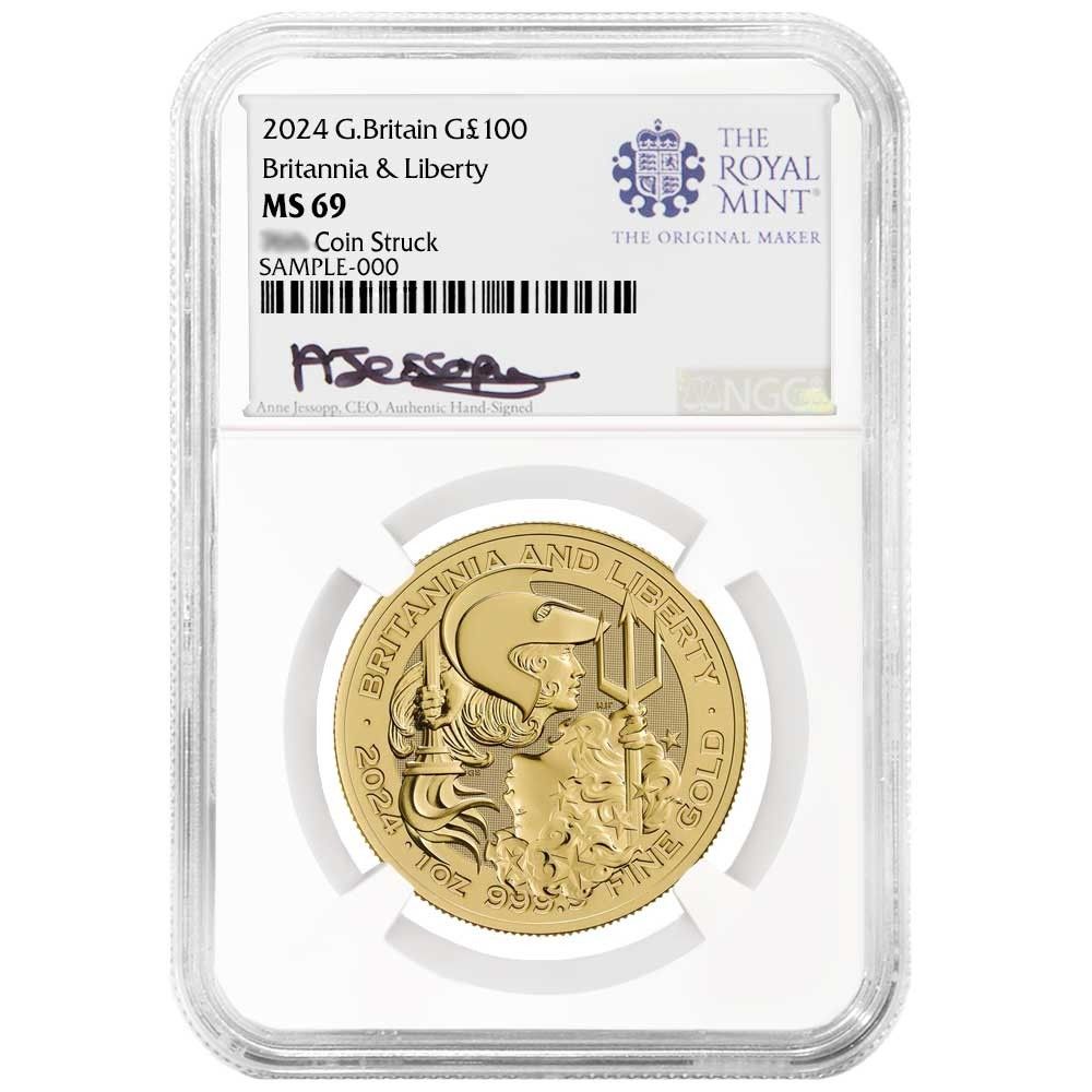 2024 1/10 オンス 英国 ブリタニア 金貨  2024 1/10 オンス 英国 ブリタニア 金貨 コイン