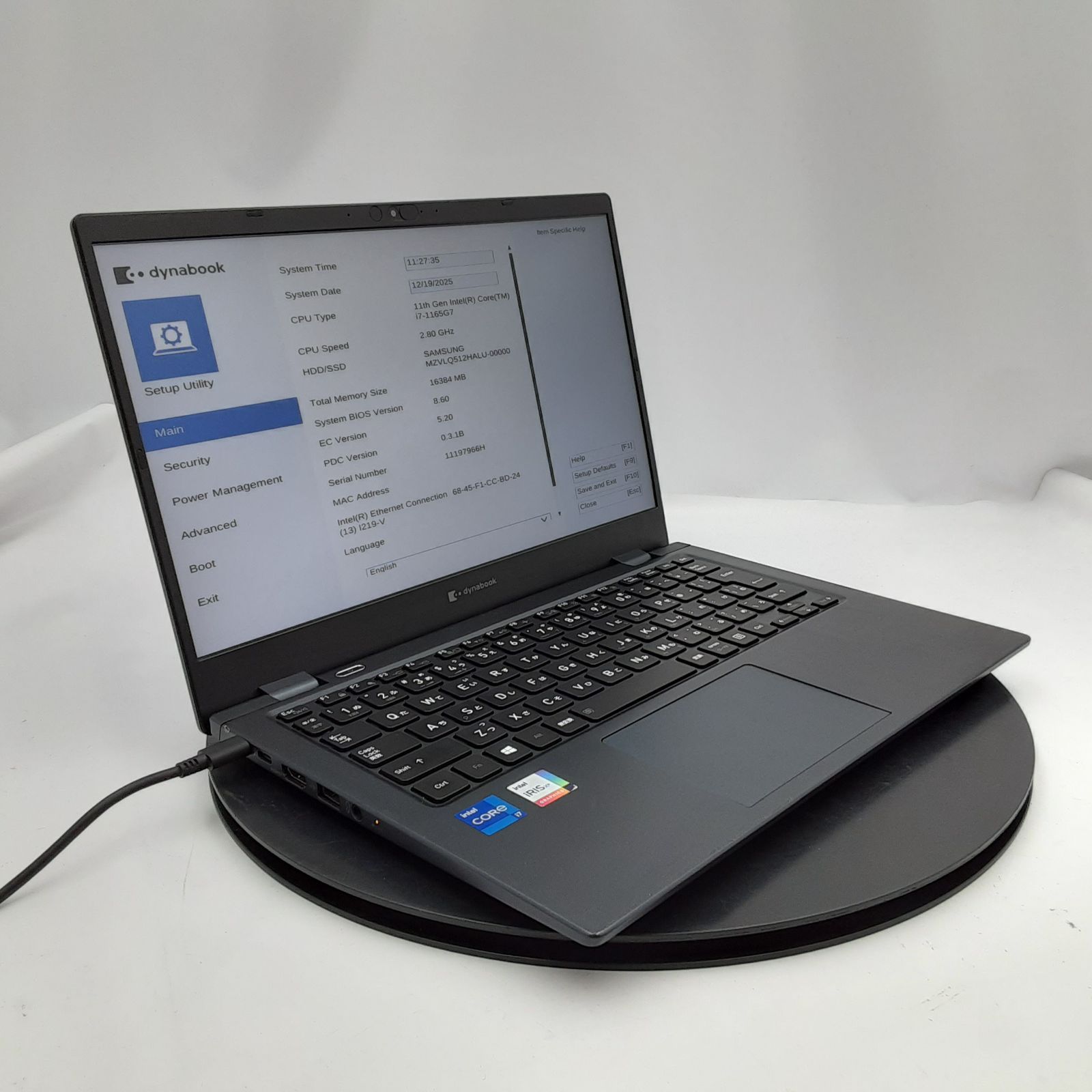 ☆液晶白シミ(多)/ジャンク☆Dynabook (東芝) dynabook G83/HR [Core