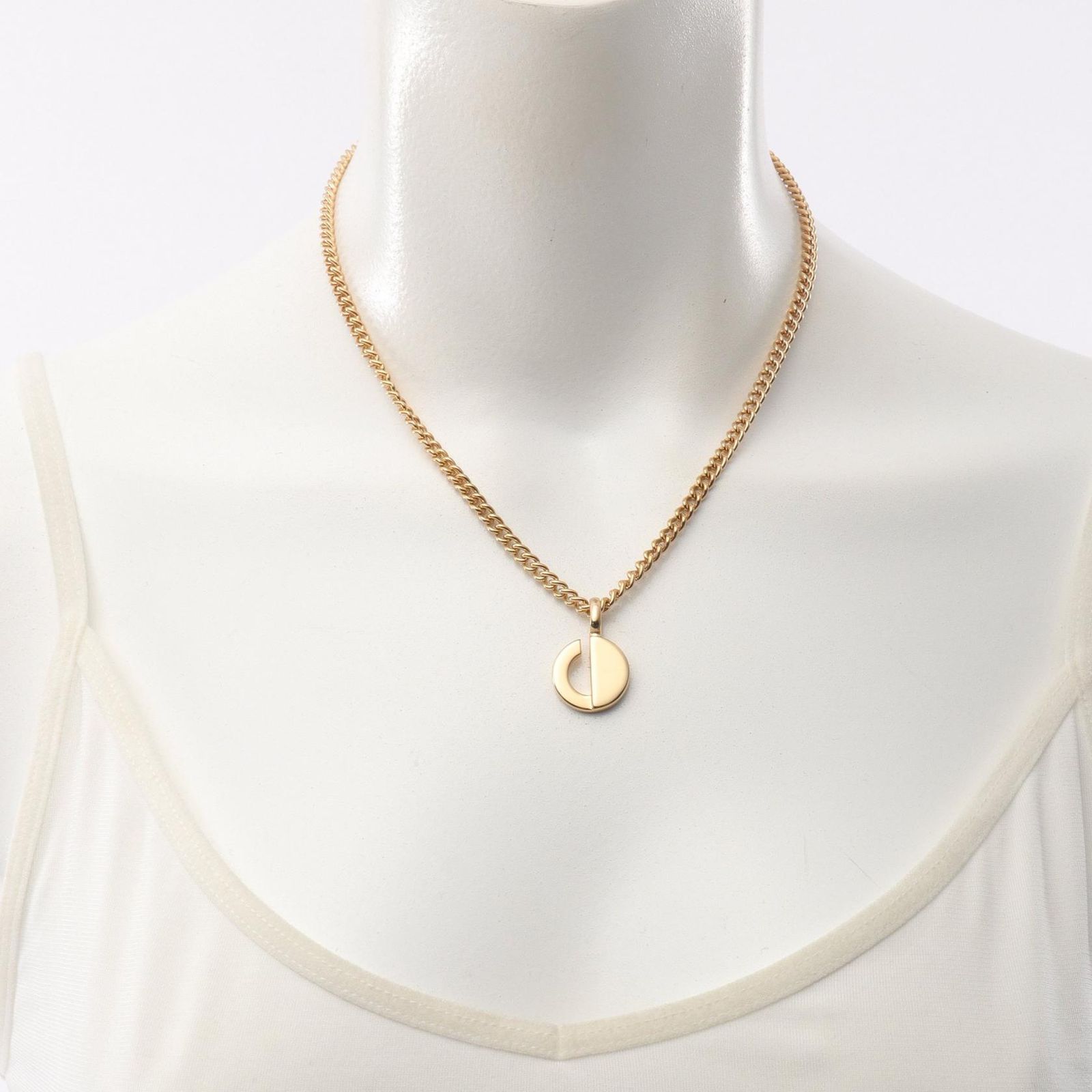 Dior ゴールドメッキ ネックレス パール付き Dior ゴールドメッキ ネックレス パール付き - メルカリ