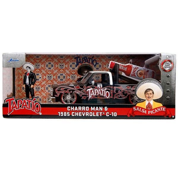 1 24 TAPATIO Day of the Dead 1985 Chevrolet C 10 with Charro Man ミニカー アメリカン雑貨