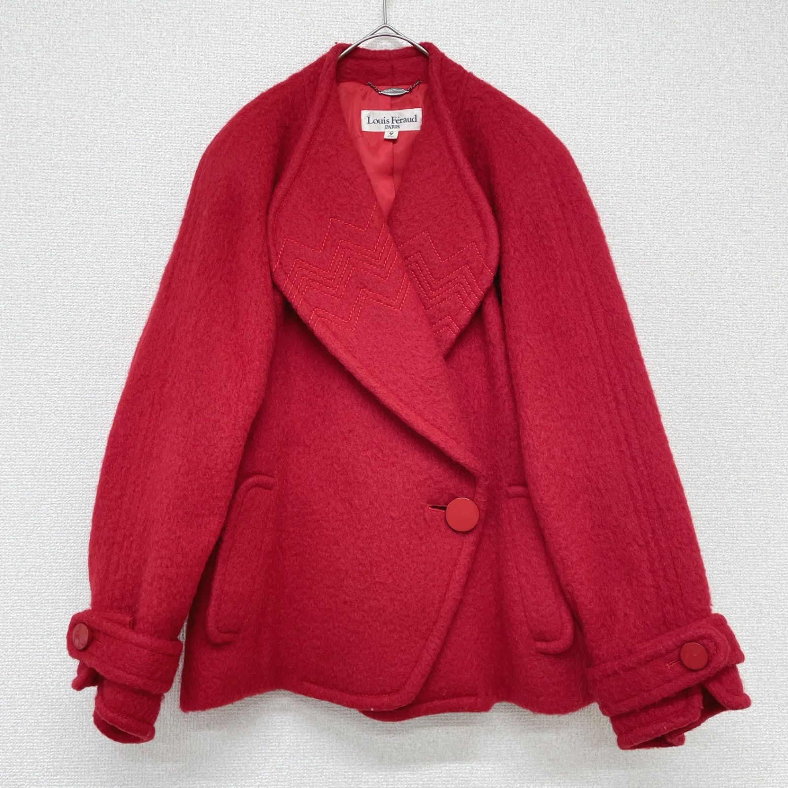 Louis Feraud ルイフェロー ショートコート ヴィンテージ ウール