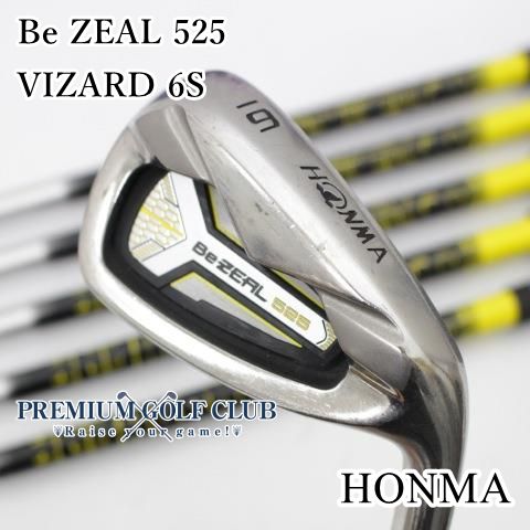 中古】[B-ランク] アイアンセット ホンマ Be ZEAL 525/VIZARD 6S/SR