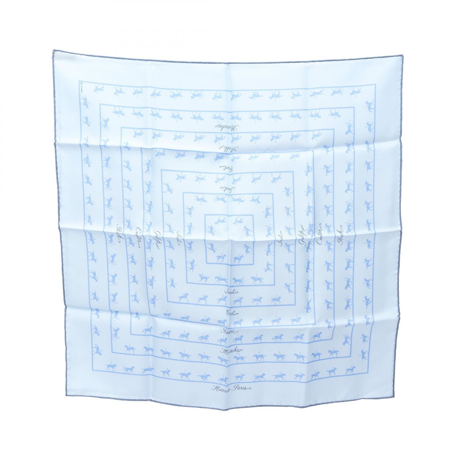 エルメス HERMES スカーフ プチカレ カレ45 Saut Galop Canter Rack