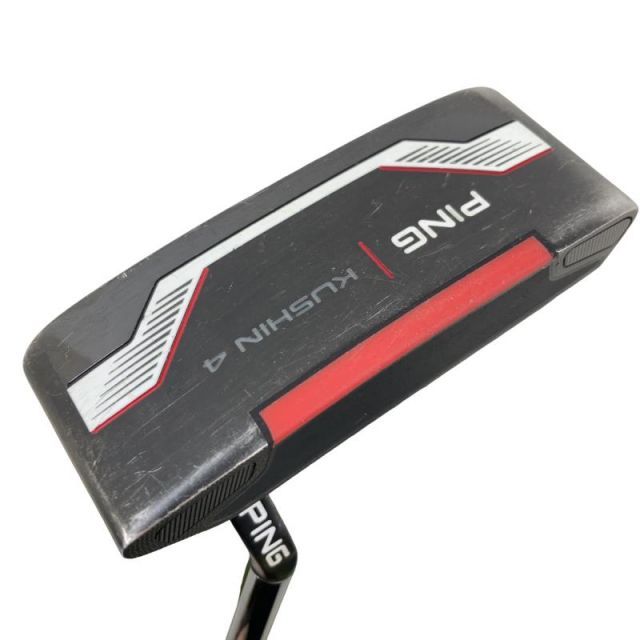 【超激得，お買い得】 【中古】 ピン PING KUSHIN 4(2021) 34インチ(PP58) パター PT スチール (フレックスその他) メンズ 男性用 右利き 右用 Dランク ゴルフクラブ パター