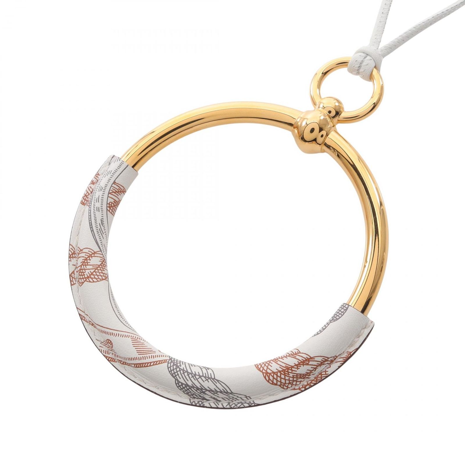 エルメス HERMES ネックレス ループグラン DELLA CAVALLERIA エルメス HERMES ネックレス ループグラン DELLA CAVALLERIA