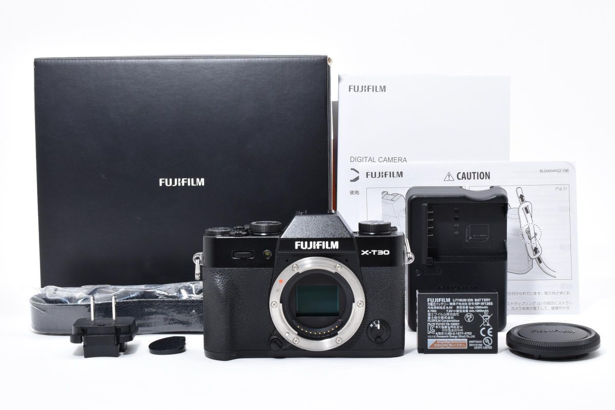 【美品！ショット数100以下】X-T30 ブラック　ボディ 富士フイルム FUJIFILM X-T30 III ボディ ブラック｜新品通販フジヤカメラ