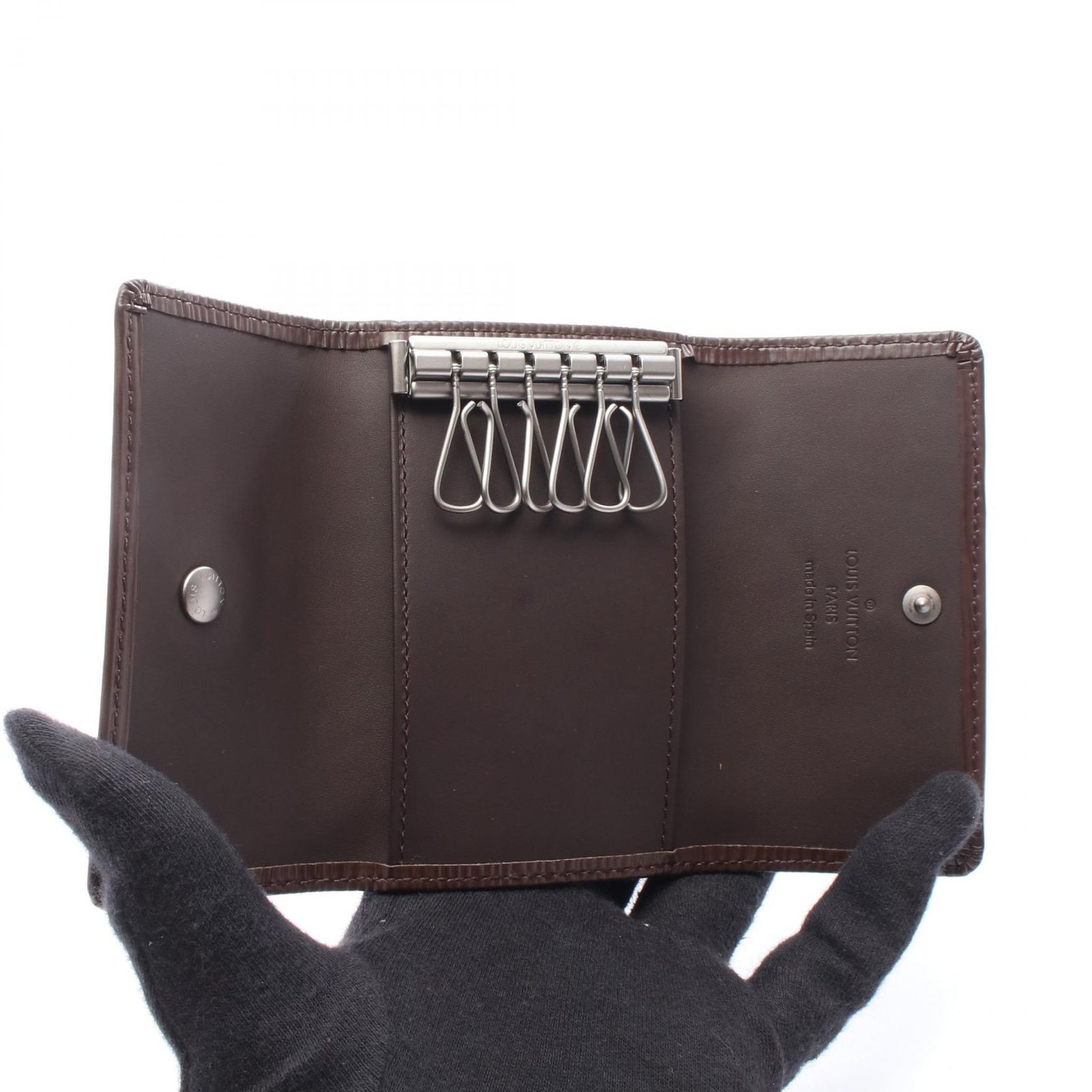 ルイ・ヴィトン LOUIS VUITTON キーケース ミュルティクレ6 エピ モカ