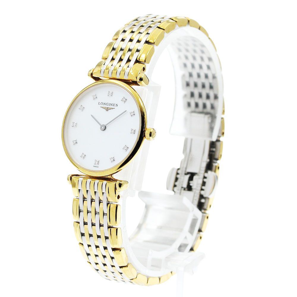 ロンジン LONGINES L4.209.2 グランドクラシック 12Pダイヤ クォーツ