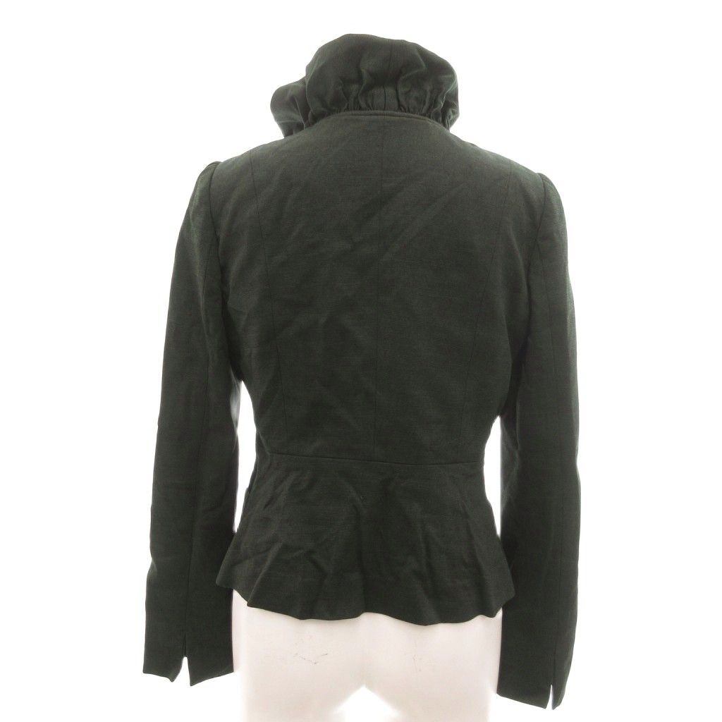 エムプルミエ ブラック M-Premier BLACK ジャケット 36 ダークグリーン