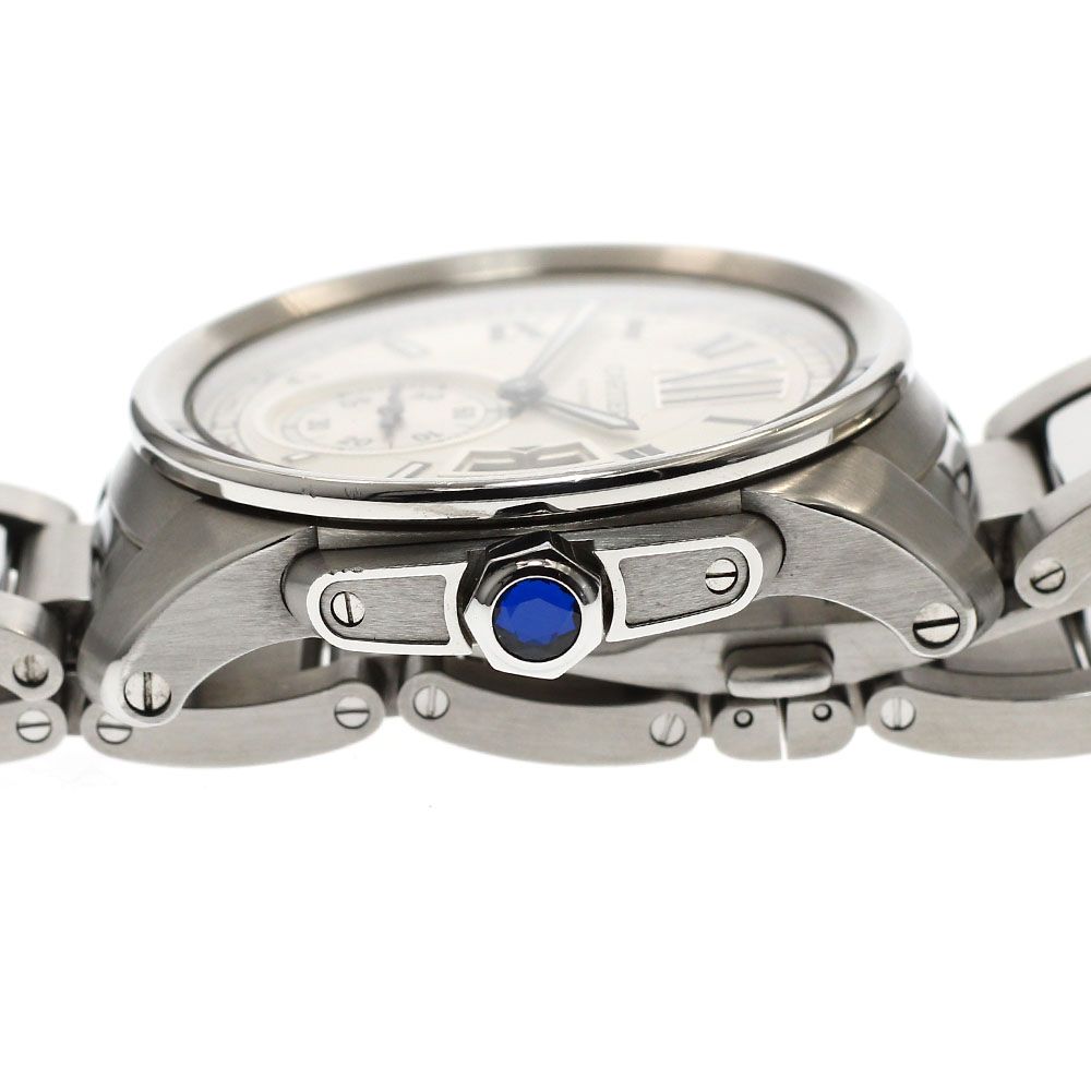 カルティエ CARTIER W7100037 カリブル ドゥ カルティエ デイト 自動