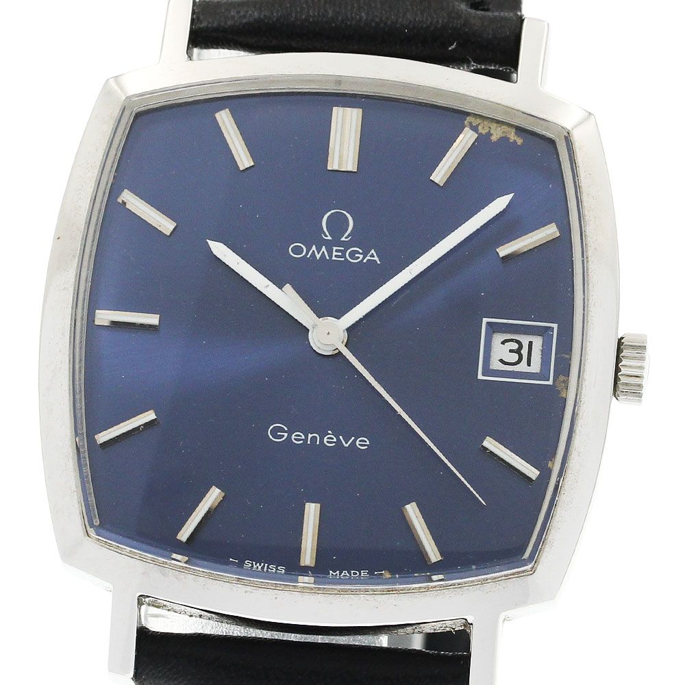 オメガ OMEGA 132.0052 ジュネーブ デイト Cal.1030 手巻き メンズ 
