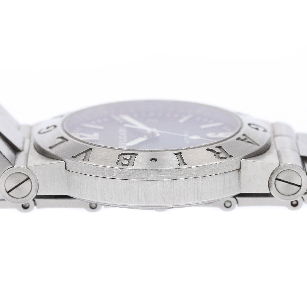 BVLGARI ディアゴノ lcv35s ブルガリ 時計 自動巻 初期型 ブルガリ BVLGARI ディアゴノ35 LCV35S 自動巻式 ブラック 文字盤： 3