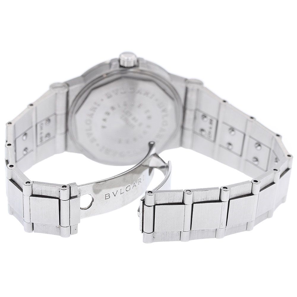 ブルガリ BVLGARI LCV35S ディアゴノ デイト 自動巻き メンズ _932980