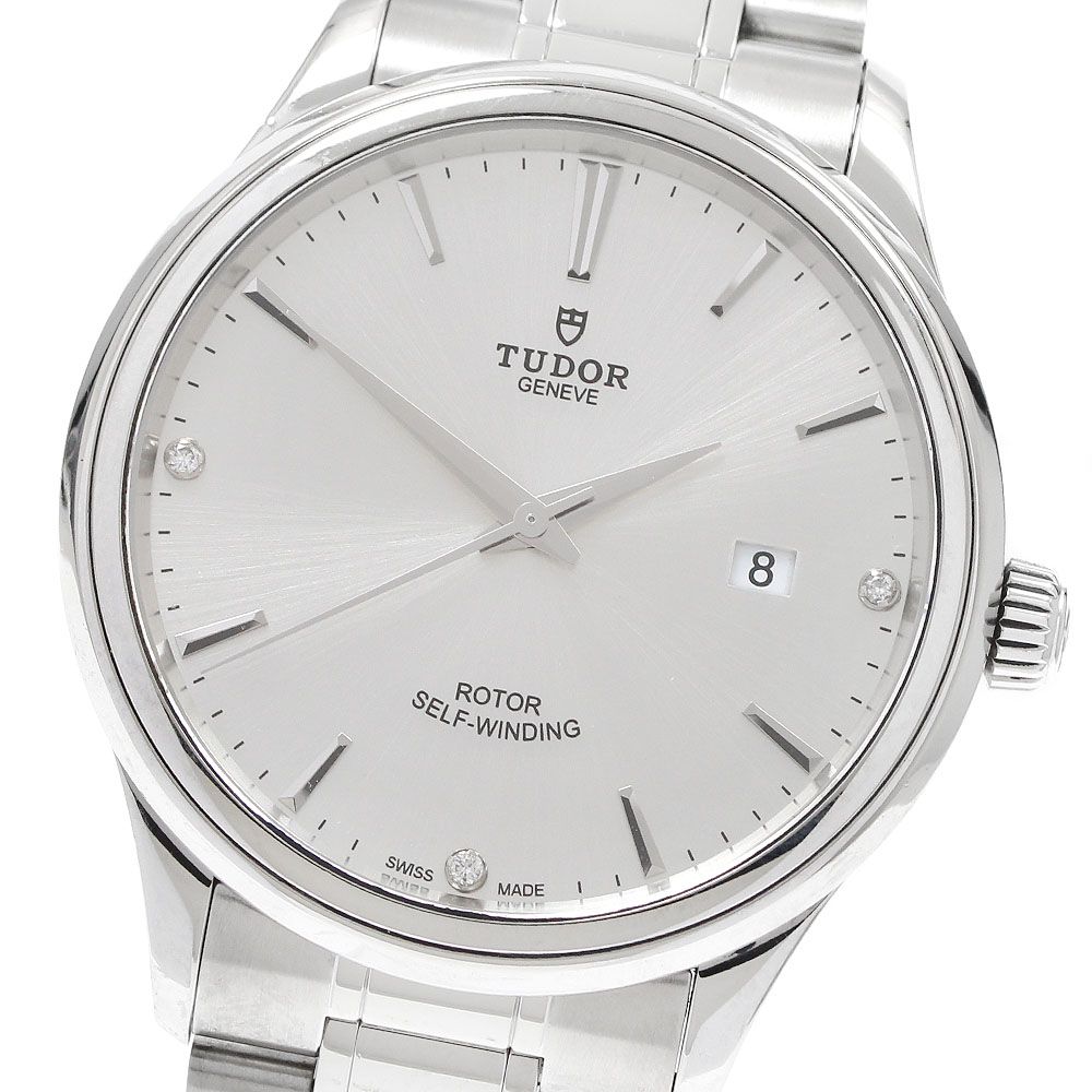 チュードル TUDOR 12700 スタイル デイト 3Pダイヤモンド 自動巻き メンズ 保証書付き_921808 チュードル TUDOR 12700 スタイル デイト 3Pダイヤモンド 自動巻き