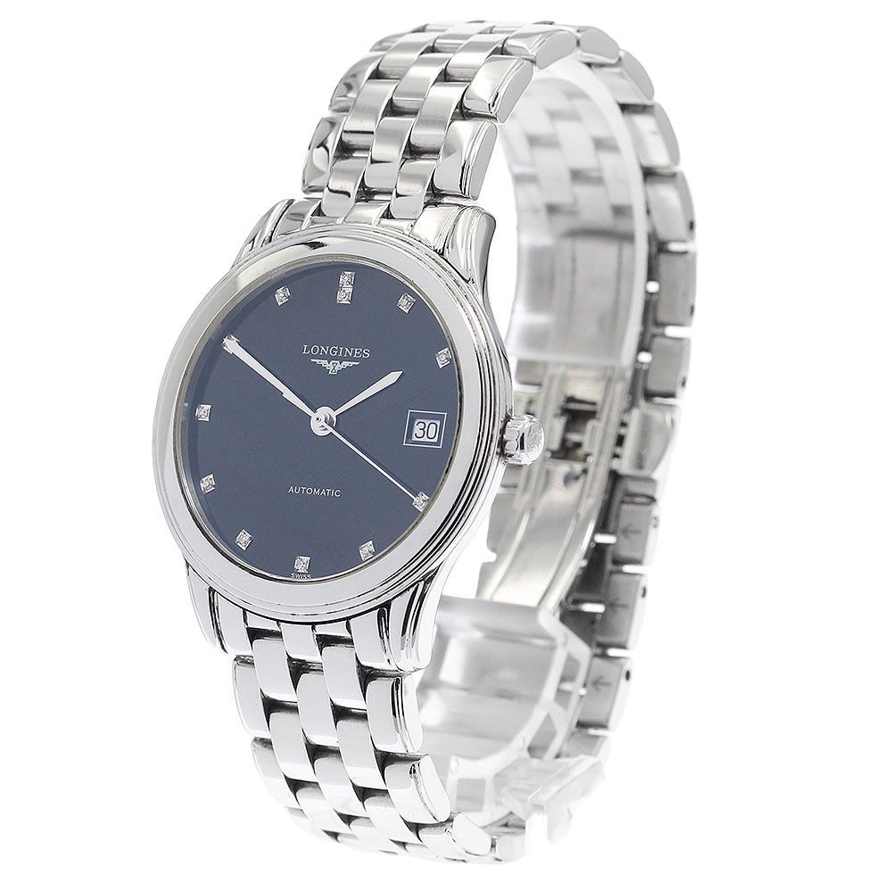 ロンジン LONGINES L4.774.4 フラッグシップ デイト 12Pダイヤ 自動