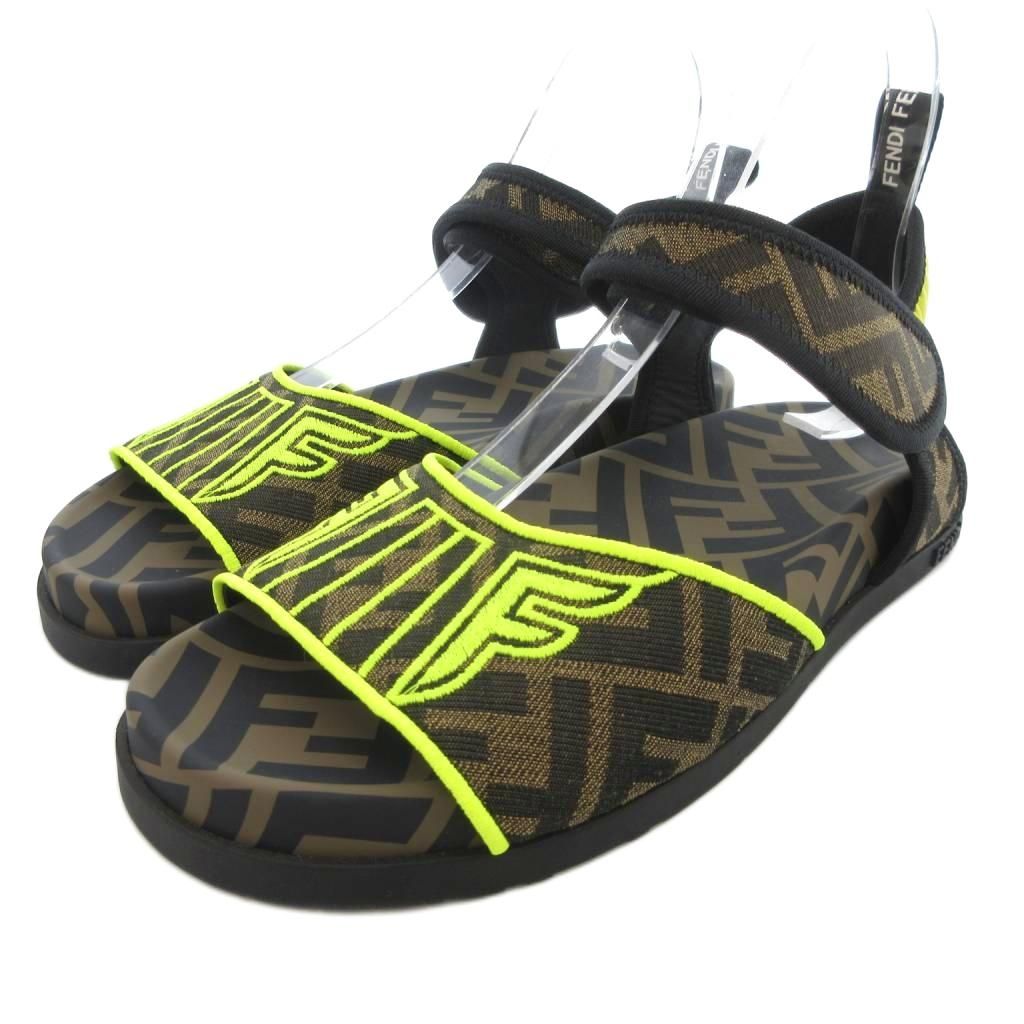 23cm フェンディ ズッカ柄 サンダル レディース 楽天市場】FENDI サンダル 厚底サンダル サイズ23cm ズッカ柄 熊谷店