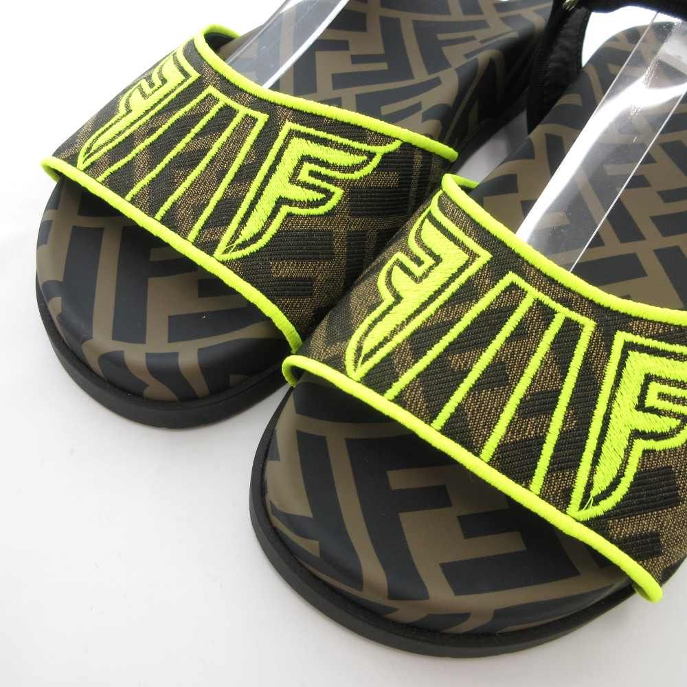 美品 FENDI フェンディ ズッカ 柄 スニーカー シューズ ブラウン ロゴ 美品 FENDI フェンディ ズッカ 柄 スニーカー シューズ ブラウン ロゴ