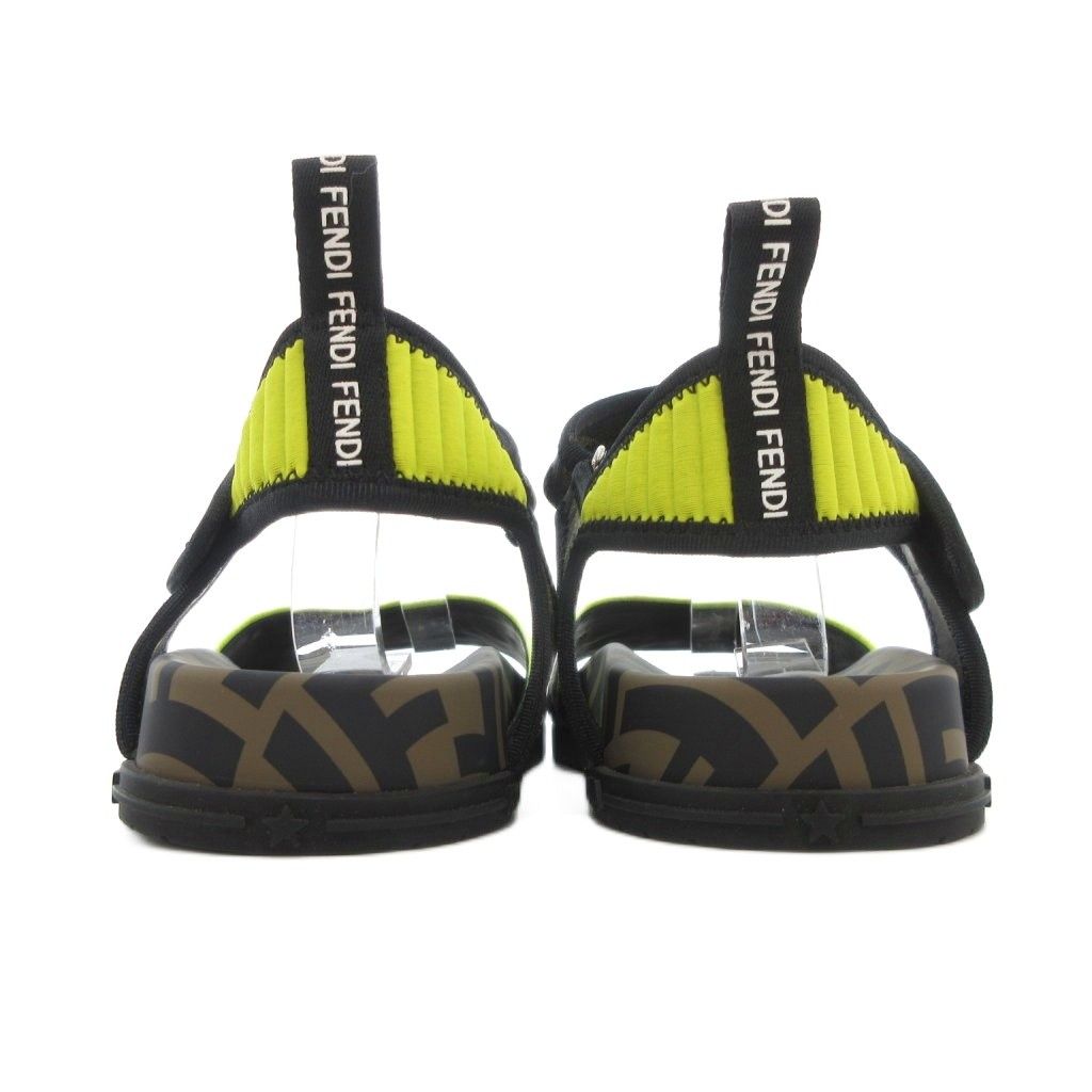 FENDI フェンディ 厚底サンダル ミュール ズッカ柄　36.5 24cm フェンディ FENDI 美品 サンダル 36 23cm シューズ ストラップ ズッカ