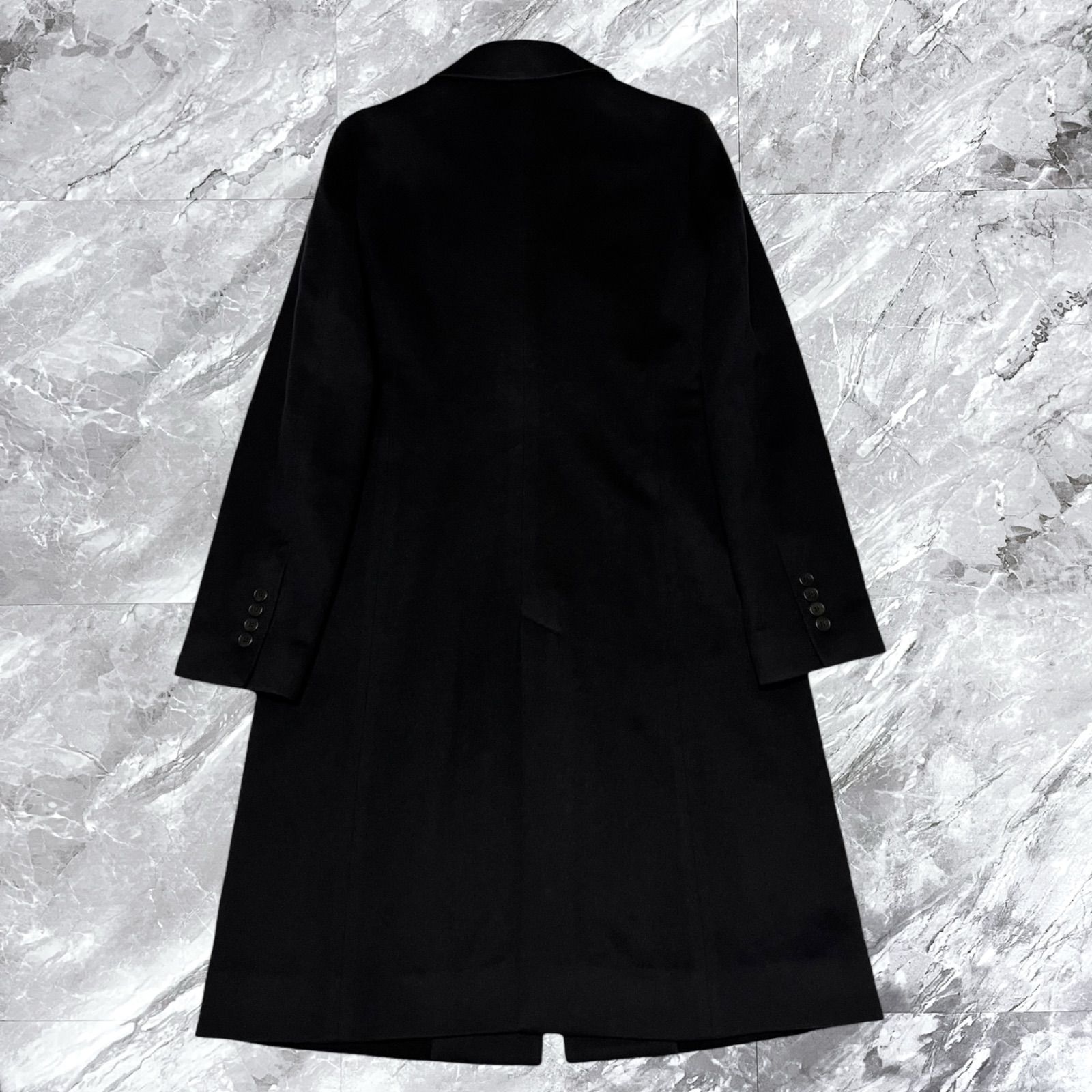 極美品 HILTON ヒルトン チェスターコート ロングコート カシミヤ100