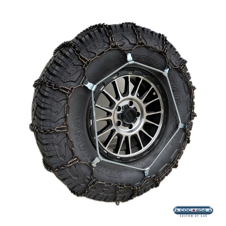 国産の大口径 金属製 タイヤチェーン スタッドレスタイヤ用 265/70R18