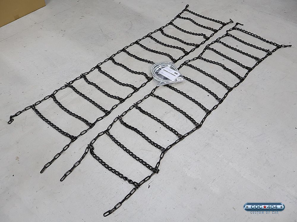 国産の大口径 金属製 タイヤチェーン スタッドレスタイヤ用 265/70R18