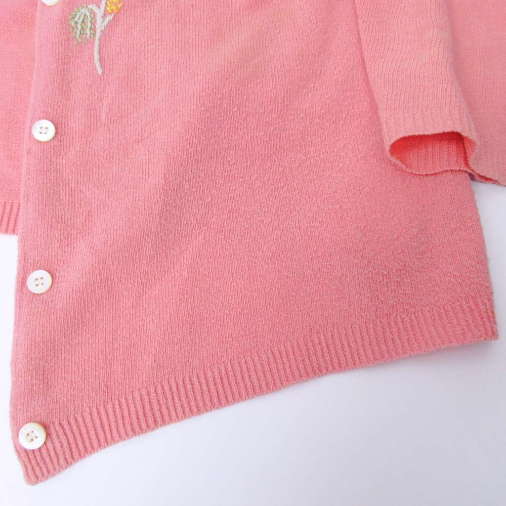 美品 KEITA MARUYAMA 華やか 花柄刺繍 アンサンブルニット 美品 KEITA MARUYAMA 華やか 花柄刺繍 アンサンブルニット