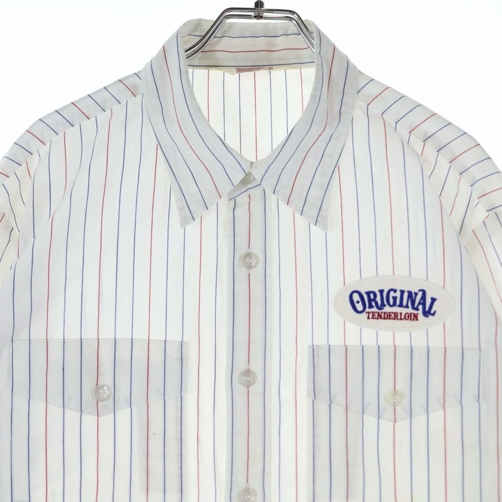 テンダーロイン TENDERLOIN テンダーロイン ストライプ柄 ワッペン
