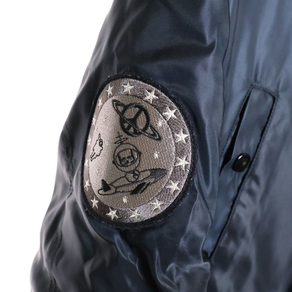 lucien pellat-finet (ルシアンペラフィネ) N-3B スカル ワッペン 刺繍