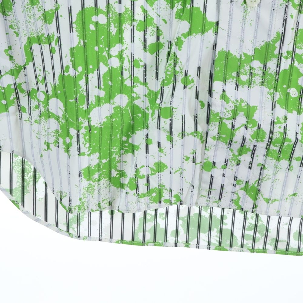 AD2024 24AW オムドゥ 総柄シャツ 黒 白 AD2024 24AW オムドゥ 総柄シャツ 黒 白 COMME des GARCONS HOMME DEUX