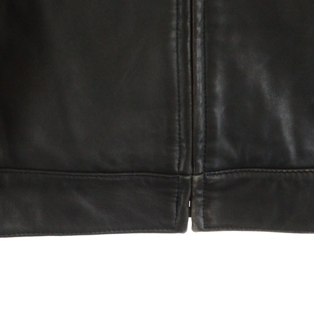 POLO RALPH LAUREN (ポロラルフローレン) 胸ロゴ刺繍 ラムレザー