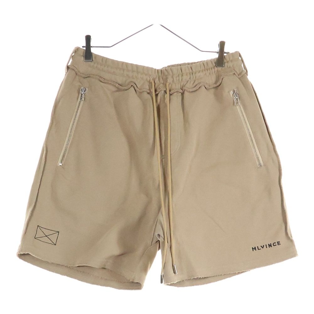 MLVINCE ハーフパンツ　Mサイズ MLVINCE (メルヴィンス) ジップポケット ロゴ ハーフパンツ ショーツ