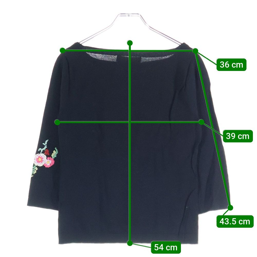 美品✨ケイタマルヤマ シルク混 花柄刺繍 ロングコート ブラック KEITA MARUYAMA】Made in Japan 100% Silk Lace Mods Coat（ケイタ