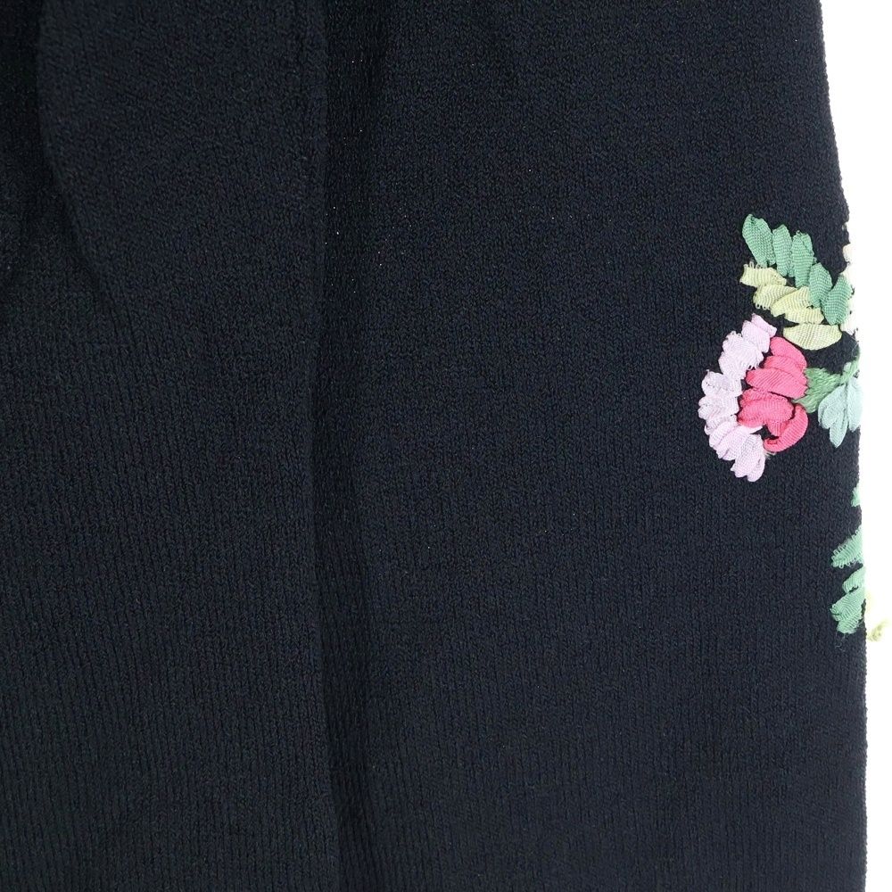 美品✨ケイタマルヤマ シルク混 花柄刺繍 ロングコート ブラック STRAWBERRY FIELDS 花柄刺繍 ロングコート - メルカリ