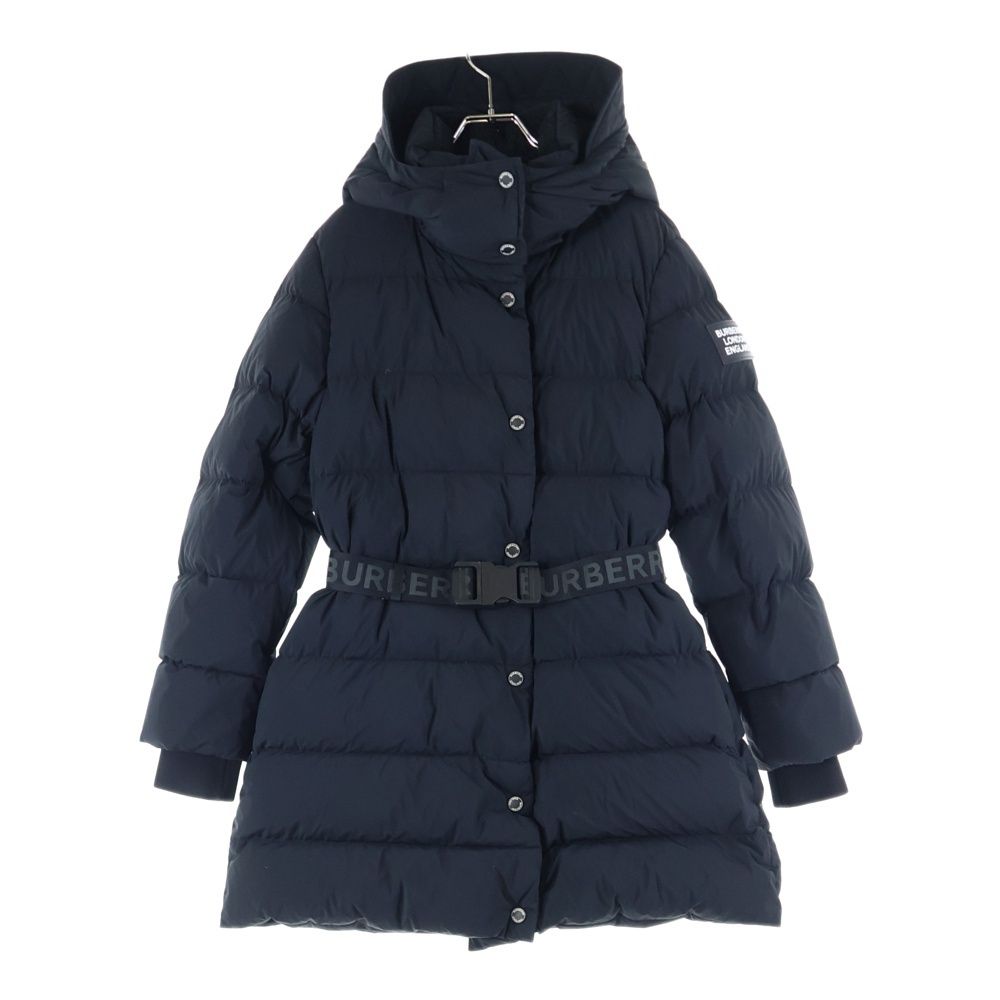 BURBERRY (バーバリー) 21AW ロゴベルト フード付き ダウンコート