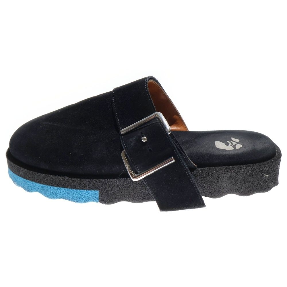 美品　OFF-WHITE COMFORT LEATHER SLIPPER 41 OFF-WHITE (オフホワイト) COMFORT LEATHER SLIPPER コンフォート