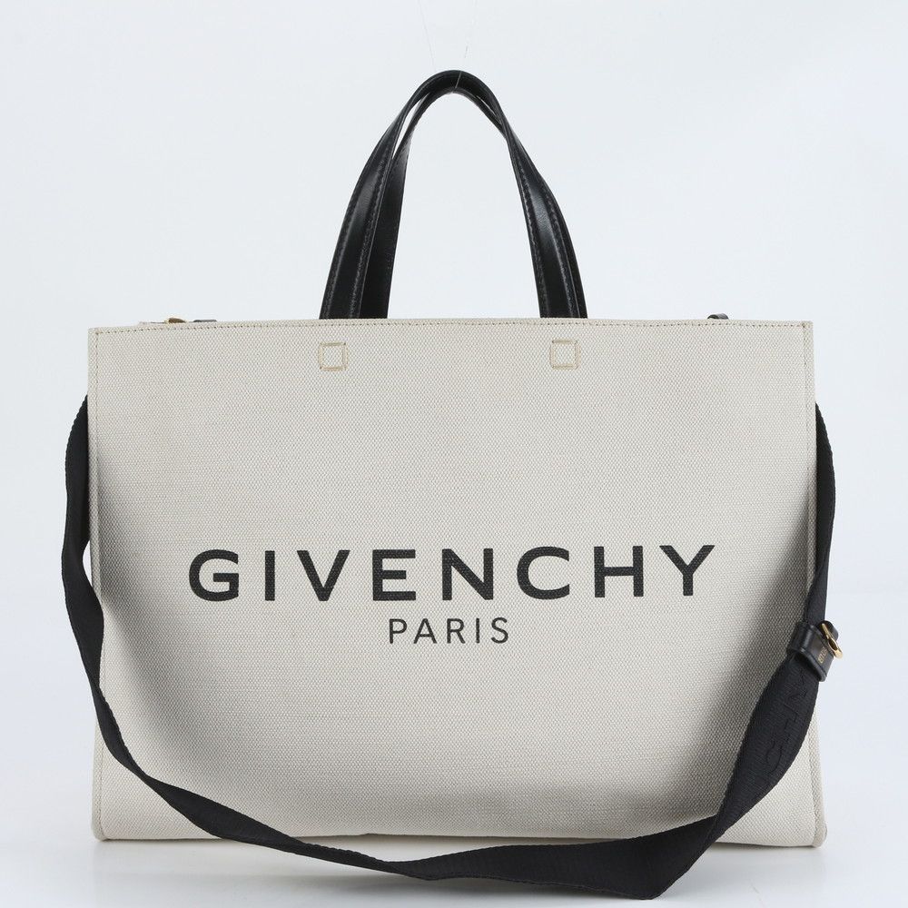 【極美品】ジバンシィ Gトート ミディアム 2way トートバッグ ショルダー ジバンシィ Gトート ミディアム レザー 2WAYトートバッグ ブラック A