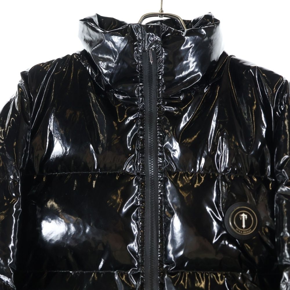 trapstar Irongate トラップスター パファー ダウンジャケット Trapstar London ダウンジャケット Irongate Shiny Black Puffer