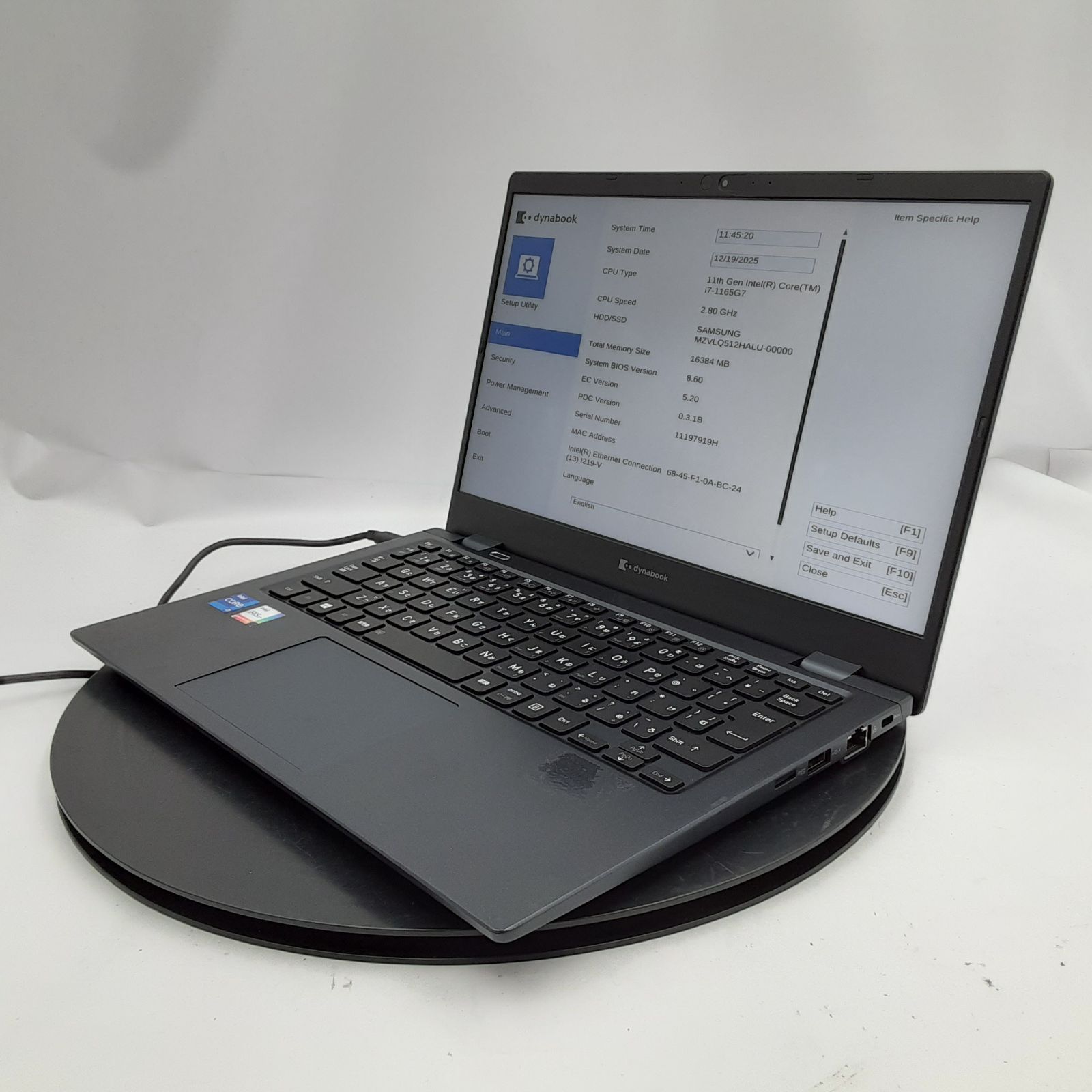 ☆液晶白シミ(多)/ジャンク☆Dynabook (東芝) dynabook G83/HR [Core