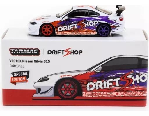 中古】ミニカー 1/64 VERTEX Nissan Silvia S15 DriftShop European