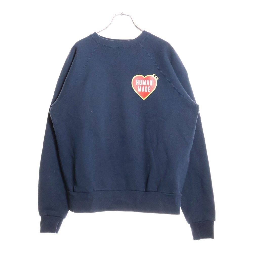 新品　Human Made ハートロゴトレーナー Human Made ハートロゴ トレーナー Human Made ネイビー トレーナー