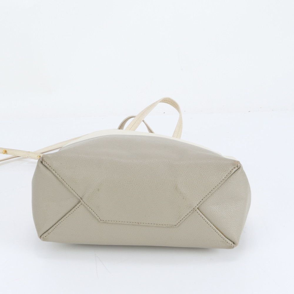 極美品 セリーヌ バーティカル カバ スモール レザー 2WAY トート